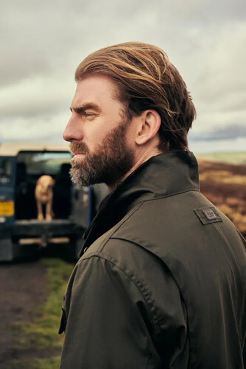 Barbour Dunlin Wax Jacket in Olive-9